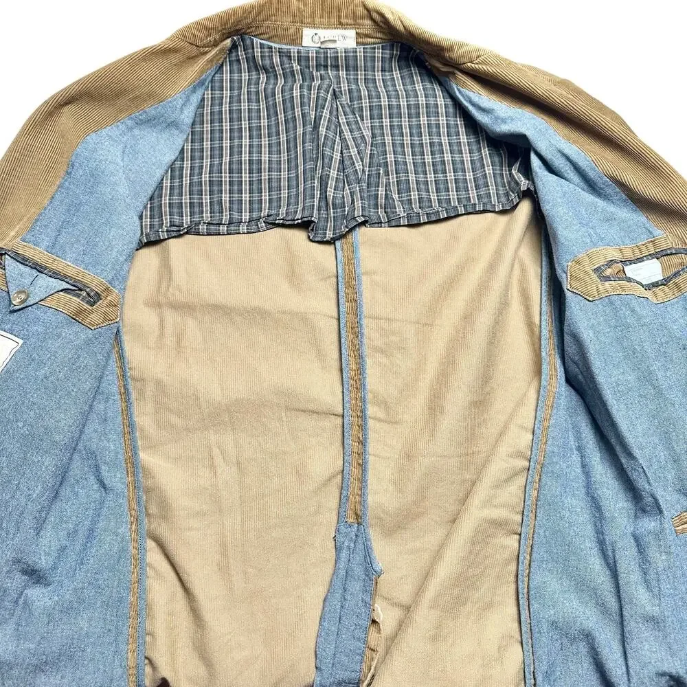 J. Crew | Men | Tan Corduroy Single Breasted Blazer | Size Medium
